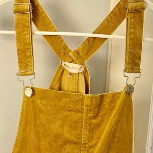 Altar'd State Yellow Overall Dress